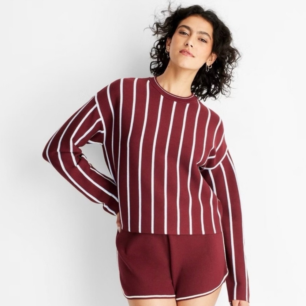 Future Collective Striped Sweater- small